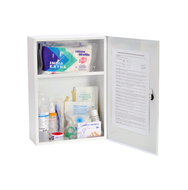 Armadietto Primo Soccorso in Ferro Allegato 2 base CAT. C | UFO