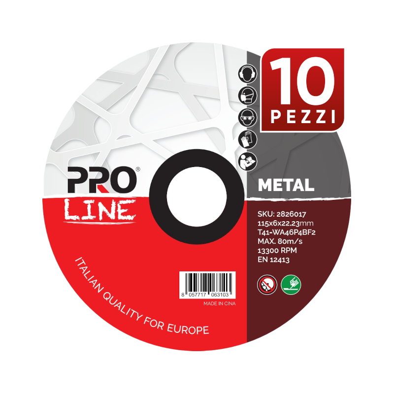 Grinding Disc 10 Pieces | PROLINE