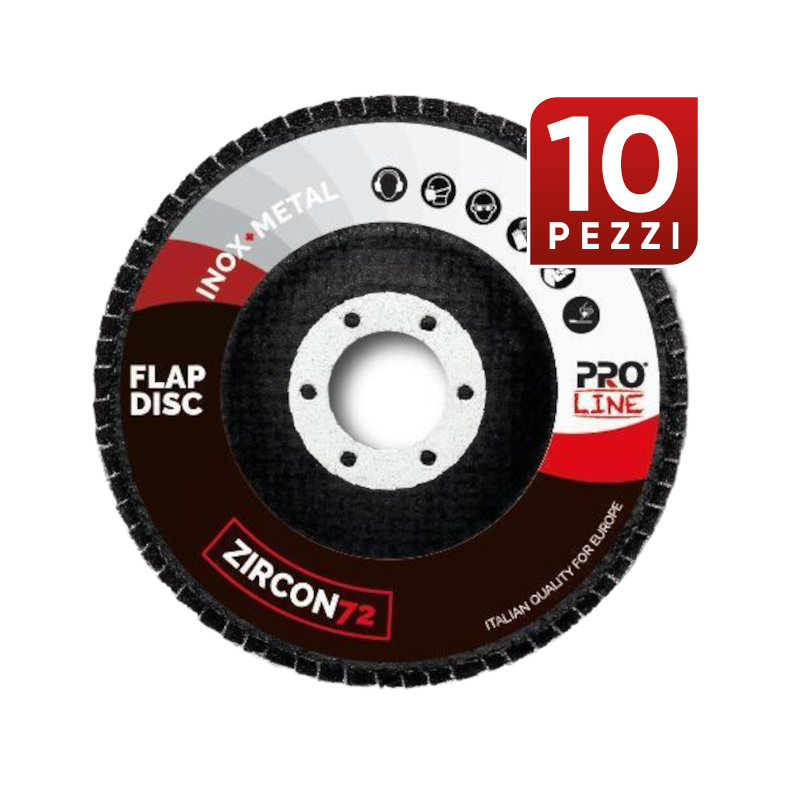Schleifscheibe Zirkonia Durchmesser 115 - 10 Stück | PROLIN