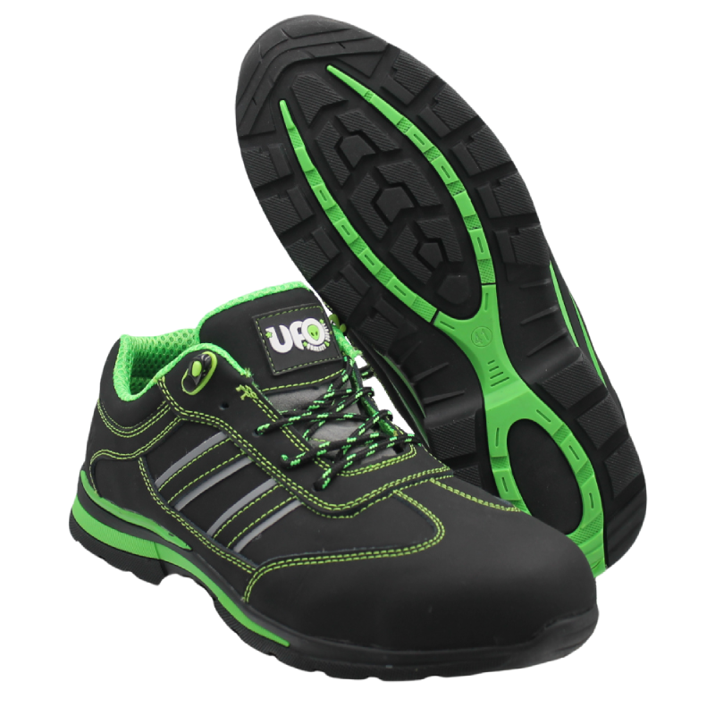 Scarpe da Lavoro Basse Antinfortunistiche in Pelle NABUK con Puntale e Lamina in Composito S3 SRC | UFO