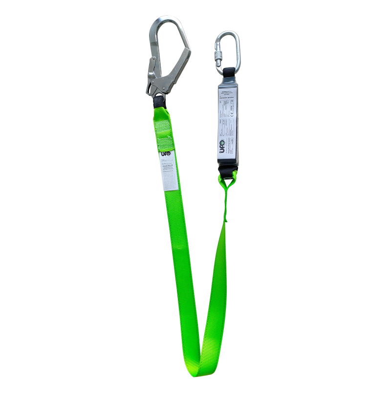 Fall Arrest Lanyard Complete with Energy Absorber and Carabiners | UFO