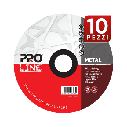 10 Pieces Cutting and Grinding Sanding Disc | PROLINE