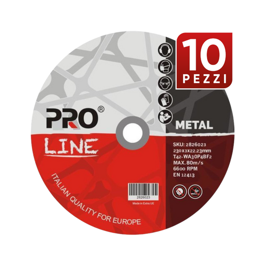 10 Pieces Cutting and Grinding Sanding Disc | PROLINE