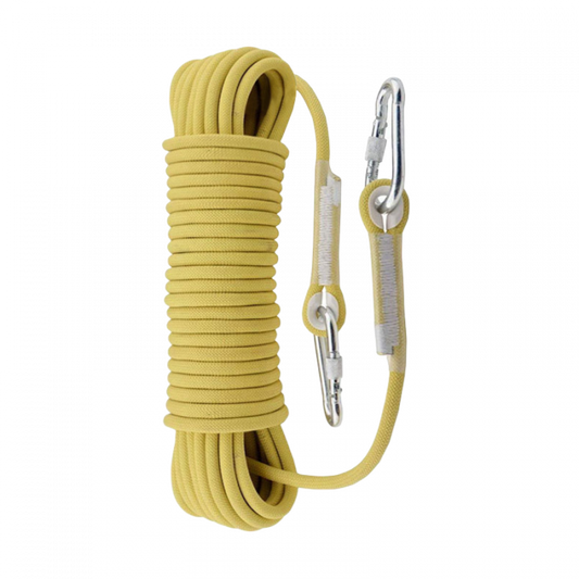 20 meters braided kevlar rope kn 34, 2 eyelets with carabiners | UFO