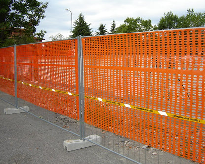 Orange Fence Net for Construction Sites 150 GR- SQM Length 50 m | PROLINE 